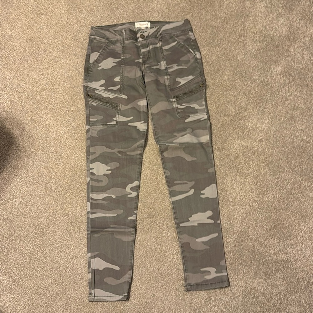 Macys Womens Rewind Stretch Camo Skinny Jeans